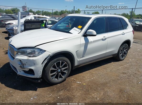 5UXKR0C55J0Y02730 2018 BMW X5 White Przód lewy