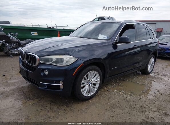 5UXKR0C56G0P22913 2016 BMW X5 Синий Передняя левая четверть