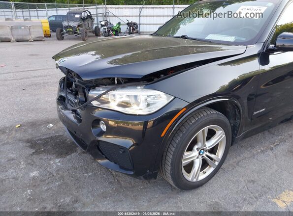 5UXKR0C56G0P24595 2016 BMW X5 Black წინა ხედი