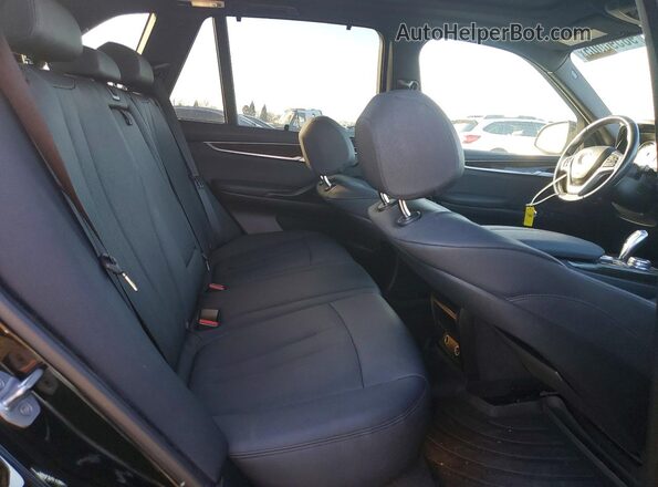 5UXKR0C56H0U52583 2017 BMW X5 Black Вид задньої частини салону