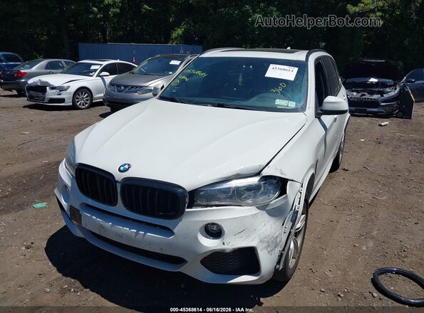 5UXKR0C58G0U07854 2016 BMW X5 White წინა ხედი