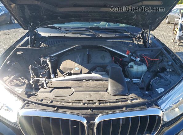 5UXKR0C59G0S92505 2016 BMW X5 Черный Вид подкапотного пространства