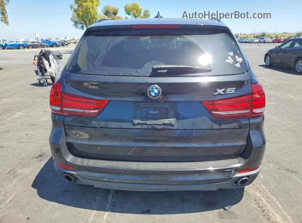 5UXKR0C5XG0P22803 2016 BMW X5 Black Widok z tyłu
