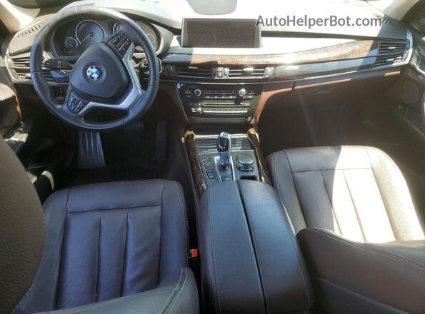 5UXKR0C5XG0P22803 2016 BMW X5 Black Widok deski rozdzielczej