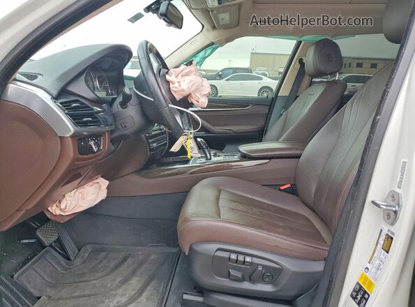 5UXKR0C5XG0U08732 2016 BMW X5 White Vista interior delantera