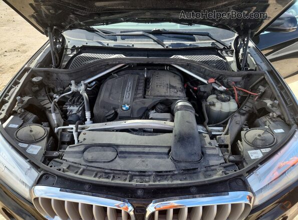 5UXKR0C5XJ0X92258 2018 BMW X5 Черный Вид подкапотного пространства