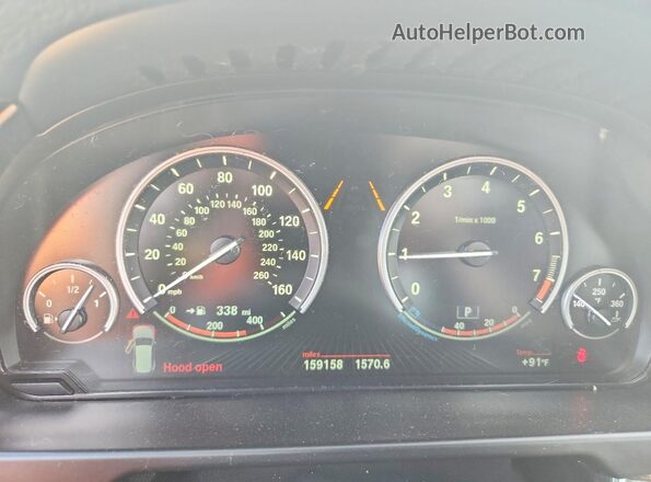 5UXKR0C5XJ0X92258 2018 BMW X5 Черный Вид щитка приборов
