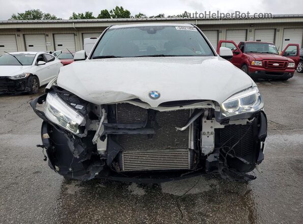 5UXKR0C5XJL073400 2018 BMW X5 White წინა ხედი