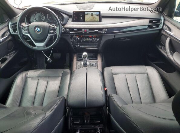 5UXKR0C5XJL074272 2018 BMW X5 Black წინა პანელის ხედი