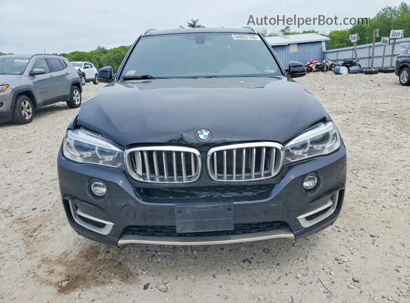 5UXKR0C5XJL074272 2018 BMW X5 Black წინა ხედი