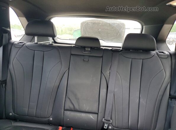 5UXKR0C5XJL074272 2018 BMW X5 Black უკანა სავარძლების ხედი