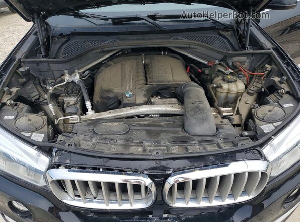 5UXKR0C5XJL074272 2018 BMW X5 Black ძრავის განყოფილების ხედი