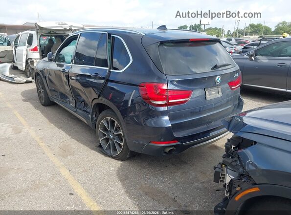 5UXKR2C32H0X05537 2017 BMW X5 Синий Задняя левая четверть