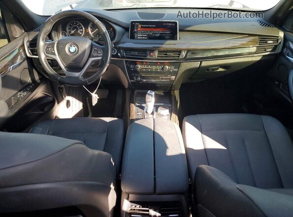 5UXKR2C34H0U21875 2017 BMW X5 Charcoal Vista del salpicadero