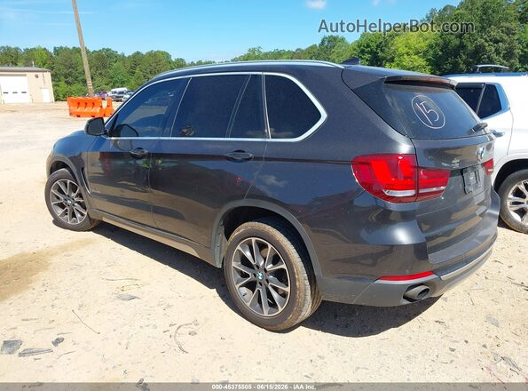 5UXKR2C34H0U22184 2017 BMW X5 Black უკანა მარცხენა