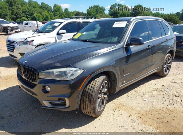 5UXKR2C34H0U22184 2017 BMW X5 Black წინა მარცხენა ხედი სამი მეოთხედიდან