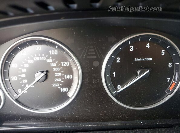 5UXKR2C35H0U22744 2017 BMW X5 White Вид щитка приладів