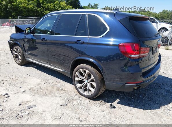 5UXKR2C36H0X06691 2017 BMW X5 Blue Rear left