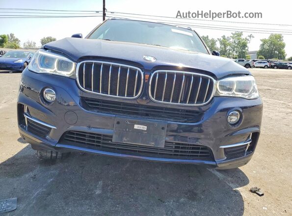 5UXKR2C38H0X04764 2017 BMW X5 Black Widok z przodu