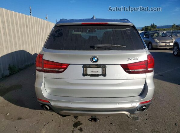 5UXKR2C39H0W43389 2017 BMW X5 Silver Rear view