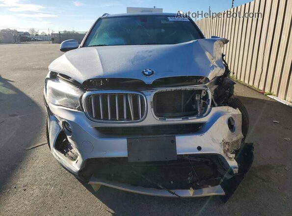 5UXKR2C39H0W43389 2017 BMW X5 Silver Front view