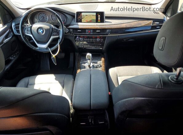 5UXKR2C50G0R72689 2016 BMW X5 Black Widok deski rozdzielczej