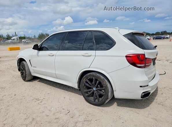 5UXKR2C50H0U19722 2017 BMW X5 White უკანა მარცხენა