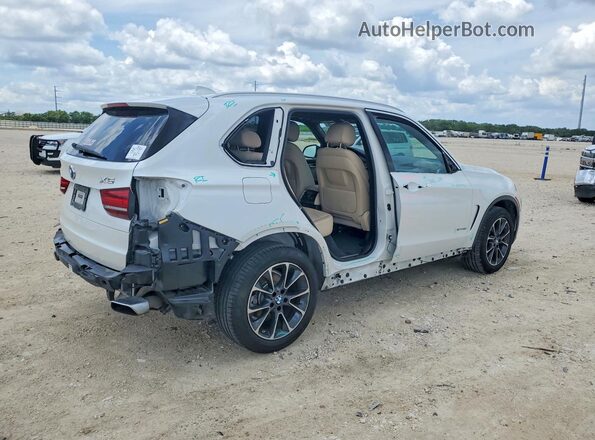 5UXKR2C50J0Z17747 2018 BMW X5 White Задня права чверть