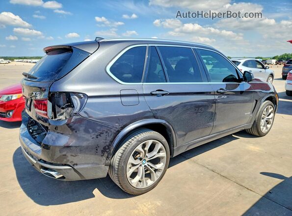 5UXKR2C51J0X09506 2018 BMW X5 Charcoal Задня права чверть