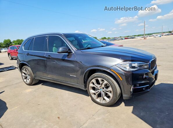 5UXKR2C51J0X09506 2018 BMW X5 Charcoal Передня права чверть