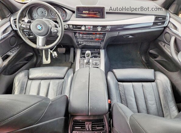 5UXKR2C54G0R72565 2016 BMW X5 Silver Вид панелі приладів