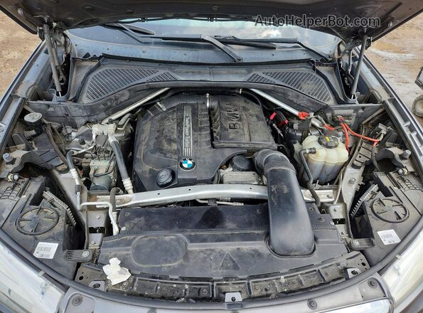 5UXKR2C54G0R72565 2016 BMW X5 Silver Вид підкапотного простору