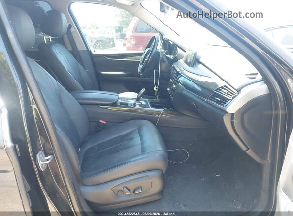 5UXKR2C58G0R71970 2016 BMW X5 Черный Вид салона спереди