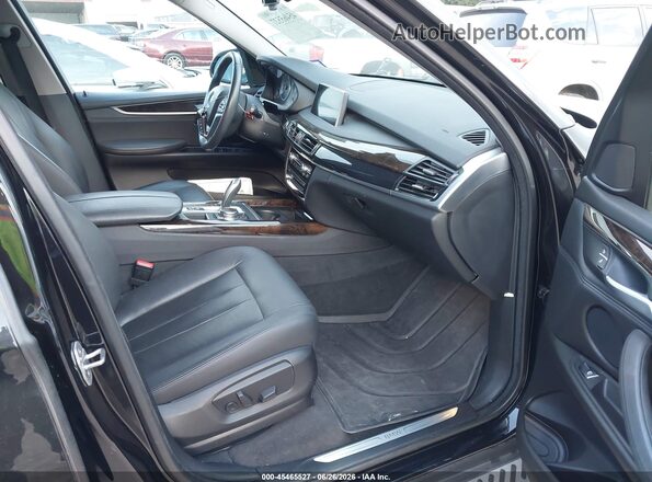 5UXKR2C59G0R69581 2016 BMW X5 Black Widok wnętrza z przodu