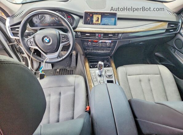 5UXKR2C59G0R73551 2016 BMW X5 Silver წინა პანელის ხედი