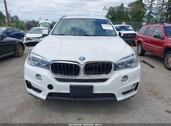 5UXKR2C5XG0H41723 2016 BMW X5 White Սարքավորումների վահանակի տեսք