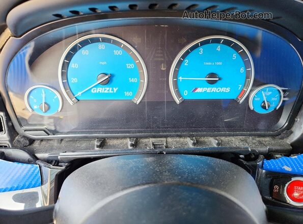 5UXKR6C59H0J84356 2017 BMW X5 Blue Widok zestawu wskaźników