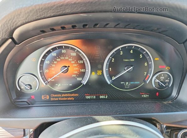 5UXKT0C30H0S81684 2017 BMW X5 Gold Սարքավորումների վահանակի տեսք