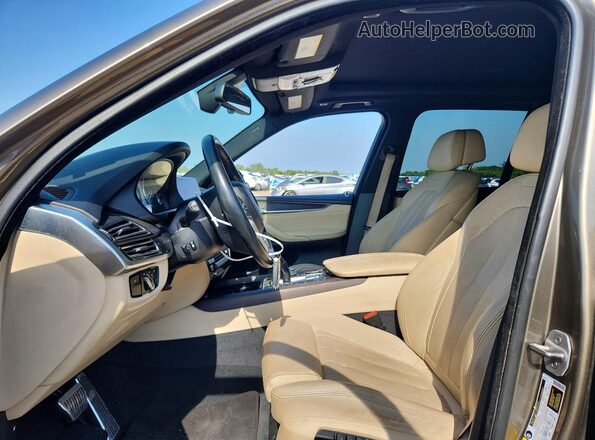 5UXKT0C30H0S81684 2017 BMW X5 Gold Սալոնի դիմացի տեսք