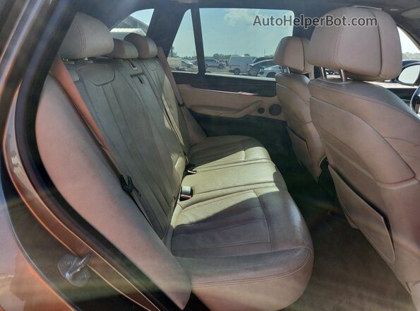 5UXKT0C30H0S81684 2017 BMW X5 Gold Հետևի նստատեղերի տեսք