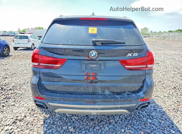 5UXKT0C31H0S81595 2017 BMW X5 Black Widok z tyłu