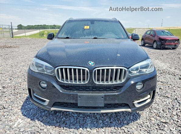 5UXKT0C31H0S81595 2017 BMW X5 Black Widok z przodu