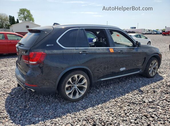5UXKT0C31H0S81595 2017 BMW X5 Black Tył prawy