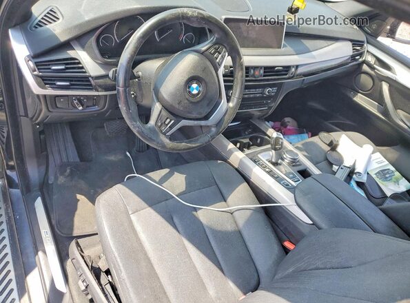 5UXKT0C31H0S81595 2017 BMW X5 Black Widok deski rozdzielczej