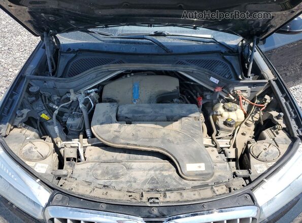 5UXKT0C31H0S81595 2017 BMW X5 Black Widok komory silnika