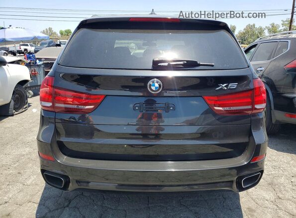 5UXKT0C31H0V95313 2017 BMW X5 Black Вид ззаду