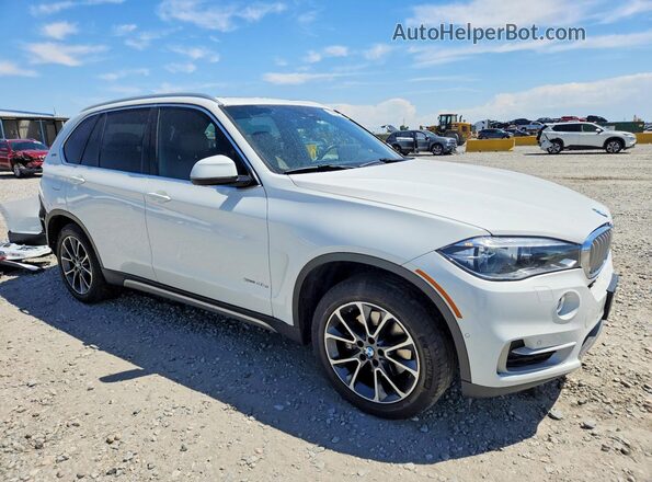 5UXKT0C37H0V97230 2017 BMW X5 White წინა მარჯვენა