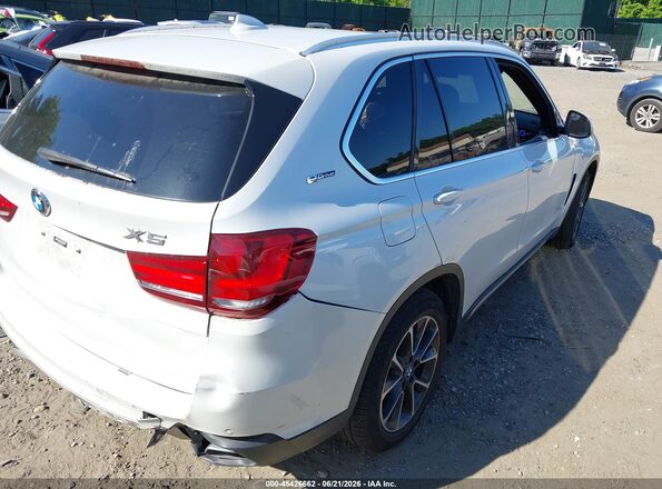 5UXKT0C50J0W01898 2018 BMW X5 White Задня права чверть