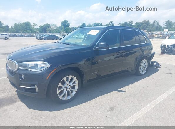 5UXKT0C52G0S76499 2016 BMW X5 Black Առջևի ձախ երեք քառորդ տեսարան