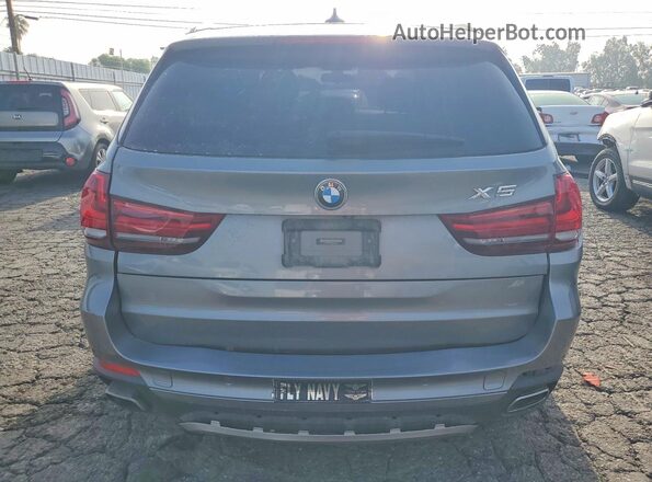 5UXKT0C52J0W04088 2018 BMW X5 Gray Հետևի տեսք